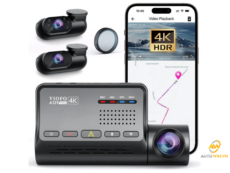 Camera hành trình 3 kênh VIOFO A139 PRO 3CH