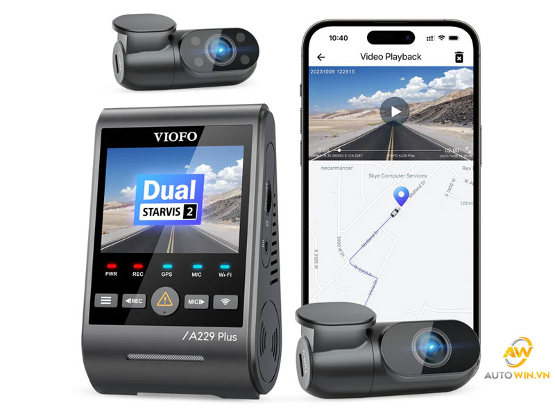 Camera hành trình VIOFO A229 Plus 3CH
